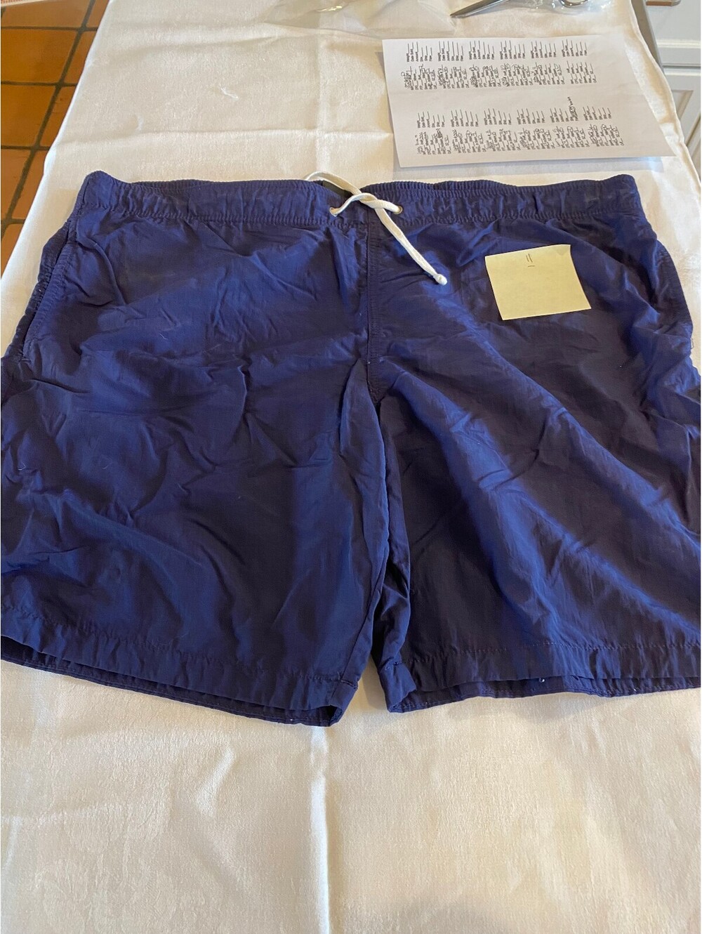 H&M Mens navy swim suit